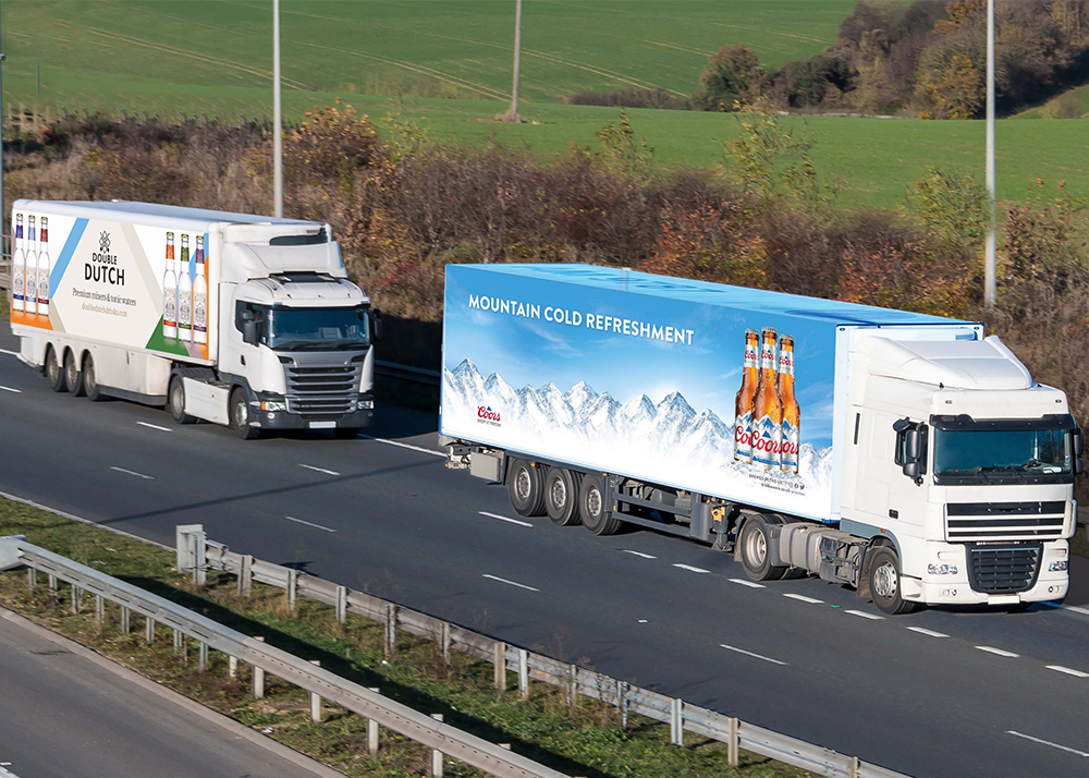 Structure-flex’s lorry curtains help deliver festive cheer 